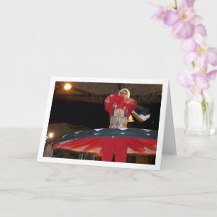 Egyptian Tanoura Dancing Portrait Card