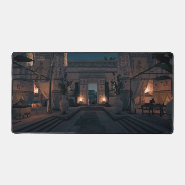 EGYPTIAN TEMPLE DESK MAT (Front)