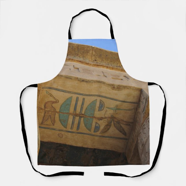 Egyptian Temple Hieroglyphs Apron (Front)