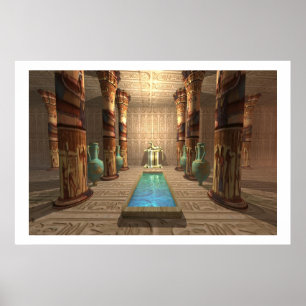 EGYPTIAN TEMPLE PRINT