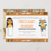 Egyptian Themed Party Invitation