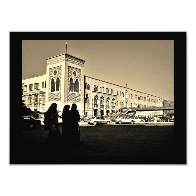 Egyptian Train Station Photo Print (Front)