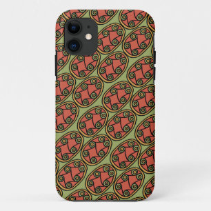 Egyptian Tribal Shield on Green iPhone 5/5s Case