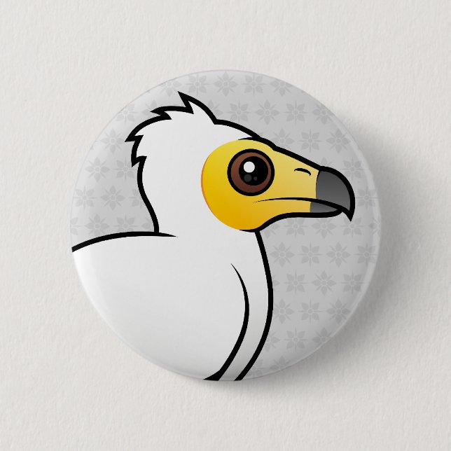 Egyptian Vulture 6 Cm Round Badge (Front)
