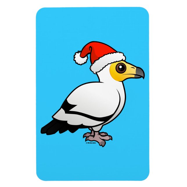 Egyptian Vulture Santa Magnet (Vertical)