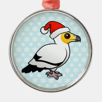 Egyptian Vulture Santa Metal Tree Decoration