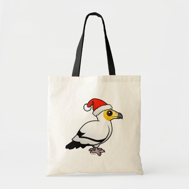 Egyptian Vulture Santa Tote Bag (Front)