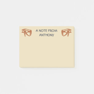 Egyptian Wadjet Eye Graphic Personalized Post-it Notes