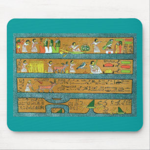 Egyptian Wall Art Mouse Mat