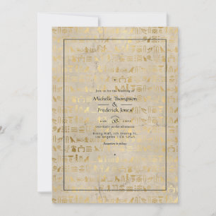 Egyptian Wedding Invitation