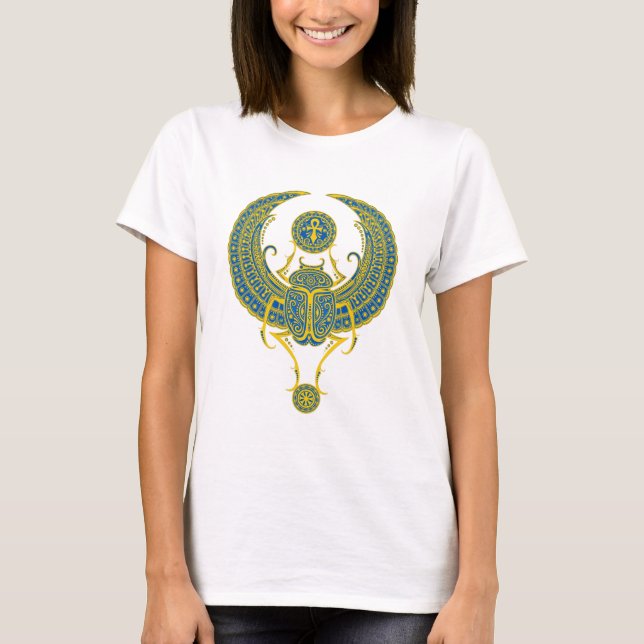 Egyptian Winged Scarab T-Shirt (Front)