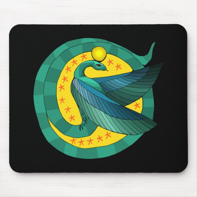 Egyptian Winged Serpent Mousepad (Front)