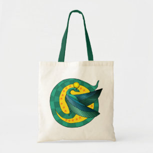 Egyptian Winged Serpent Tote Bag