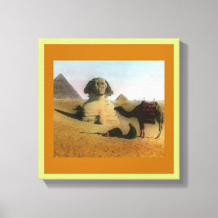 Egyptian Wrapped Canvas