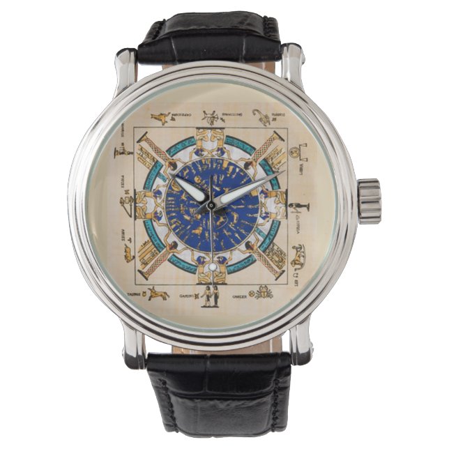 EGYPTIAN ZODIAC STYLE 2 WRIST WATCH (Front)