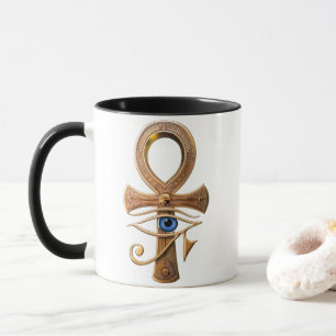 egyption pharaoh art coffee mug