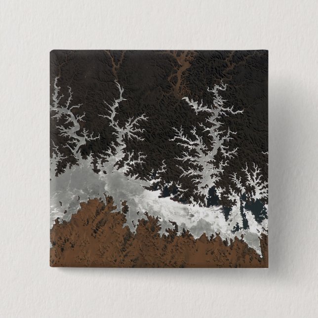 Egypt's Lake Nasser 15 Cm Square Badge (Front)