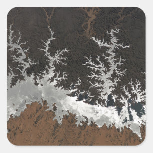Egypt's Lake Nasser Square Sticker