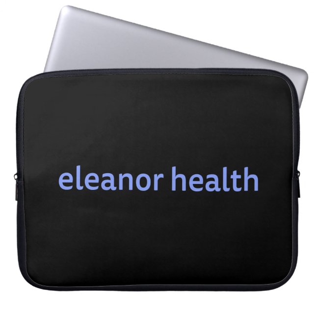 EH laptop sleeve black (Front)