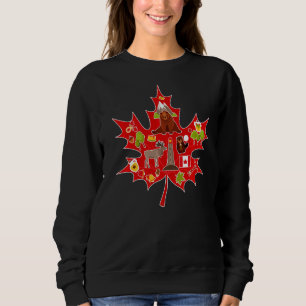 Eh Maple Leaf Patriotic Canadian Happy Canada Day Sweatshirt