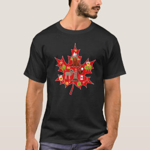 Eh Maple Leaf Patriotic Canadian Happy Canada Day  T-Shirt