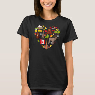 Eh Maple Leaf Patriotic Canadian Happy Canada Day T-Shirt