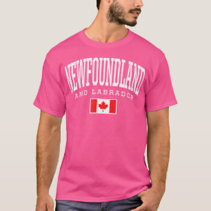 Eh Team Canadian Flag Newfoundland Labrador Canada T-Shirt