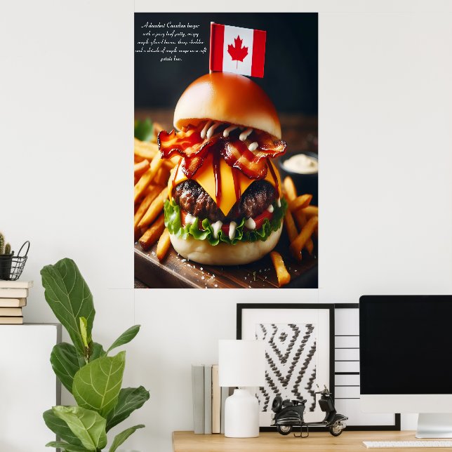 Eh Team Eats: Maple Bacon Magic 24x36 Poster (Home Office)