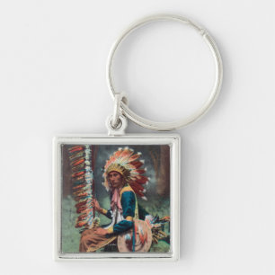 Ehankekle Chief Portrait Key Ring