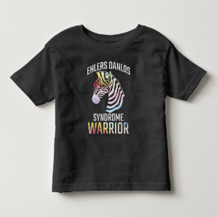 Ehlers Danlos Awareness Gift EDS Warrior Zebra Toddler T-Shirt