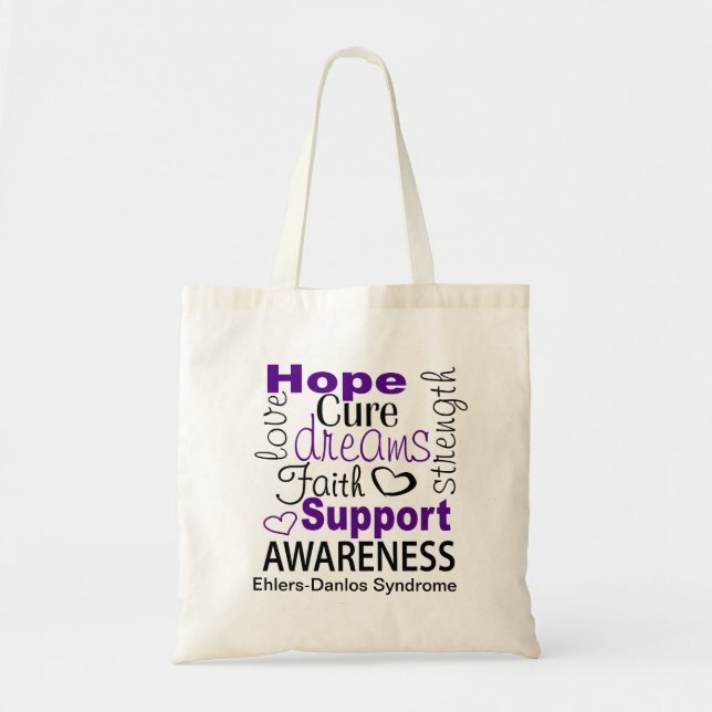 Ehlers Danlos Awareness Tote Bag (Front)