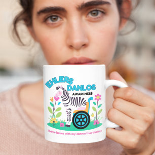 Ehlers Danlos Awareness Zebra Mug