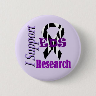 Ehlers Danlos EDS Research Supporter 6 Cm Round Badge