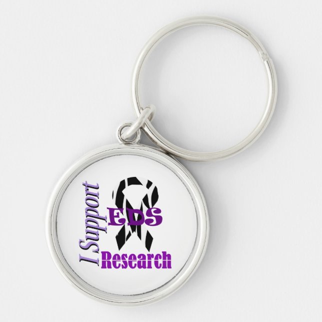 Ehlers Danlos EDS Research Supporter Key Ring (Front)