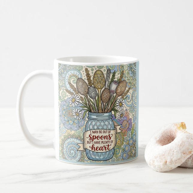 Ehlers Danlos Spoonie Personalized Mug (With Donut)
