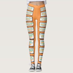 Ehlers Danlos symptom & inspiring words leggings