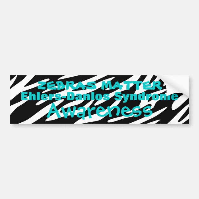 Ehlers Danlos Syndrome Awareness Bumper Stickers (Front)