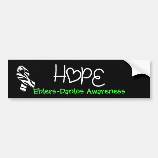 Image of Ehlers Danlos Syndrome Awareness Bumper Stickers