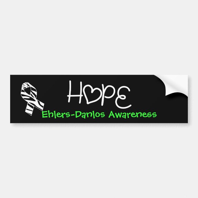 Ehlers Danlos Syndrome Awareness Bumper Stickers (Front)