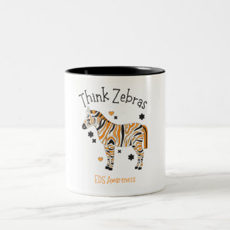 Ehlers Danlos Syndrome Awareness Cute Zebra Mug