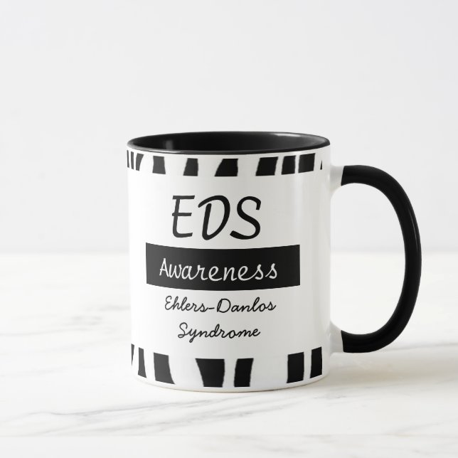 Ehlers-Danlos syndrome EDS awareness Coffee Mug (Right)