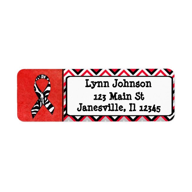 Ehlers-Danlos syndrome EDS Return Address Label (Front)