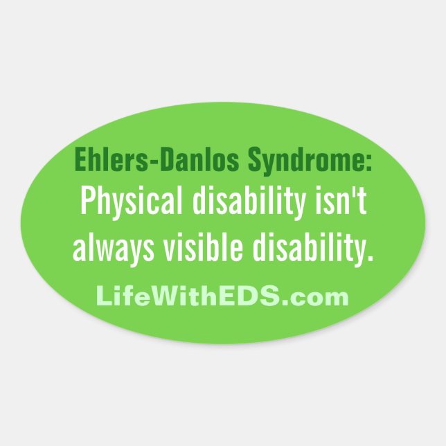 Ehlers-Danlos Syndrome (EDS) Sticker (Front)