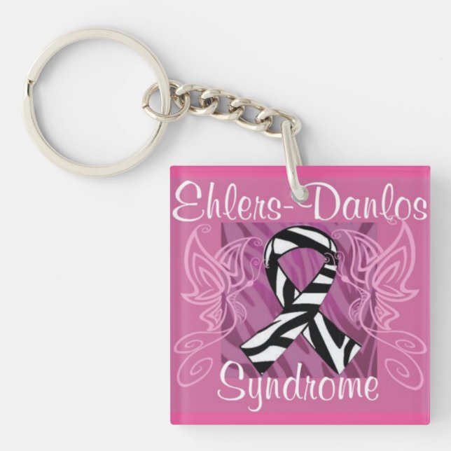 "Ehlers-Danlos Syndrome" Keychain (Front)