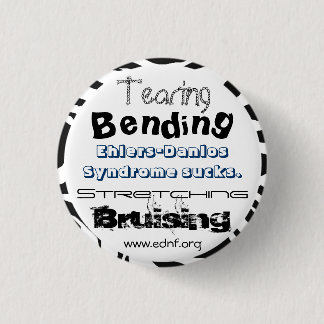 Ehlers-Danlos Syndrome Sucks. 3 Cm Round Badge