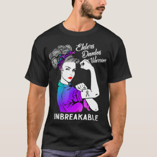 Ehlers Danlos Syndrome Warrior Unbreakable  EDS T-Shirt