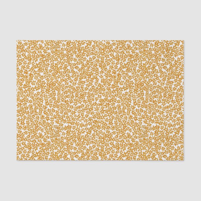 Ehpopoki, Tiny Floral - gold Tissue Paper (Front)