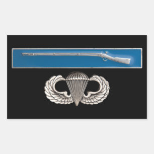 EIB Airborne Rectangular Sticker