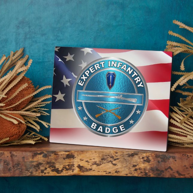 EIB Expert Infantryman Badge  Plaque (Side)