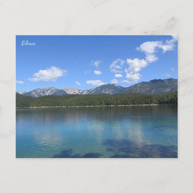 Eibsee Bavarian Alps Postcard (Front)
